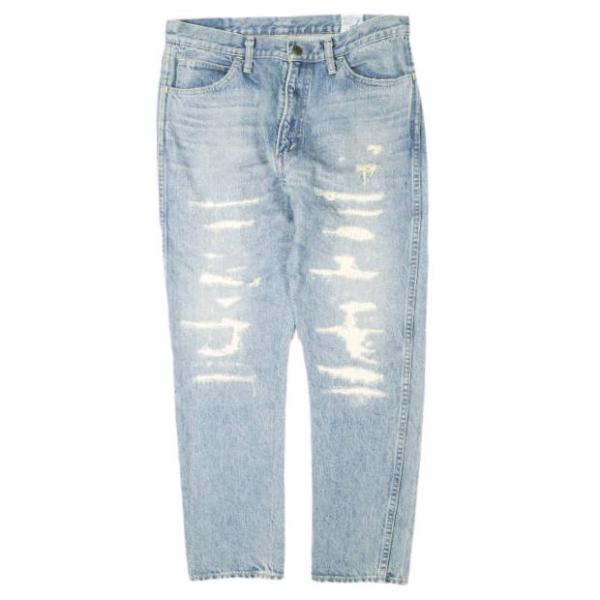 orslow x BEAMS オアスロウ ビームス 別注 日本製 106 スリムダメージデニム 2(...