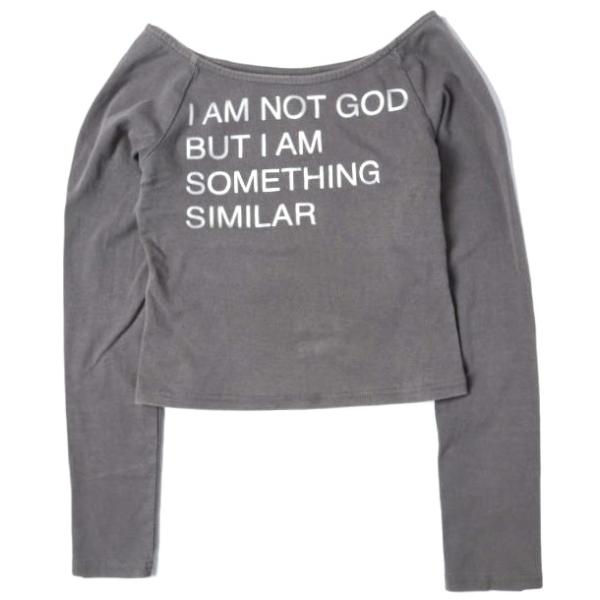 Praying プレイング 25SS Not God Top ボートネックロングスリーブTシャツ P...