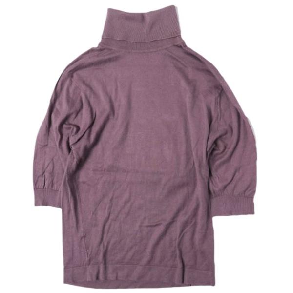 JOHN SMEDLEY ジョンスメドレー イギリス製 ハイゲージコットンタートルネックニット S ...
