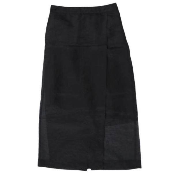 SACRA サクラ 24AW ORGANDY WRAP SKIRT オーガンジーラップスカート 12...