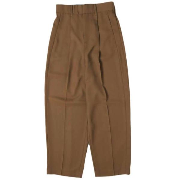 CEaRET シーレット 24AW ワイドストレートパンツ 243009 2 CAMEL BROWN...