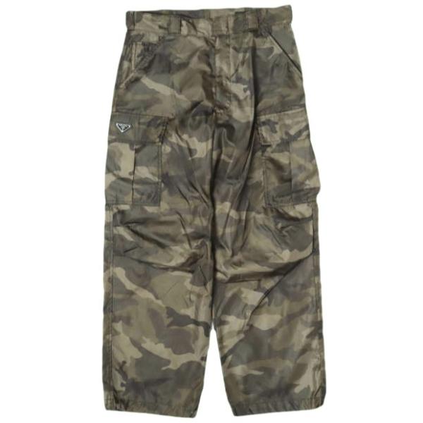 PRADA プラダ 23AW Camouflage Re-Nylon cargo pants 三角プ...