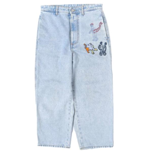 MARNI マルニ 23SS イタリア製 刺繍 ボーイフレンドデニムパンツ Embroidered ...