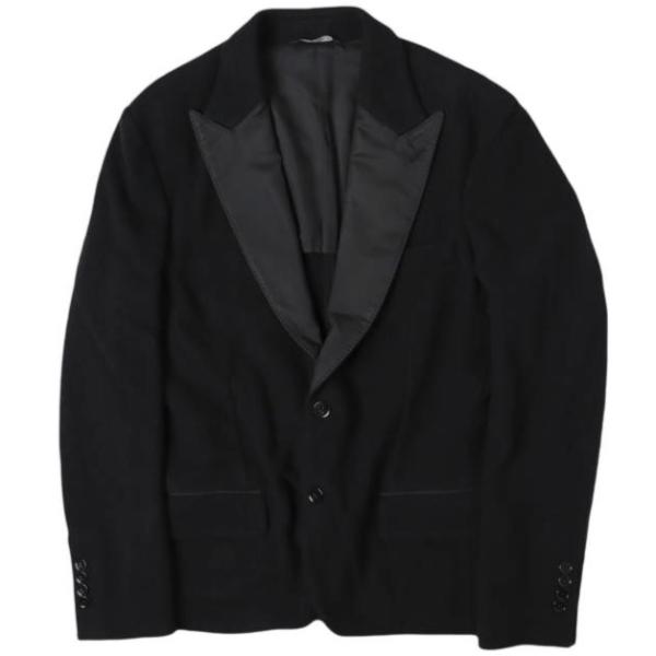 DOLCE＆GABBANA ドルチェアンドガッバーナ イタリア製 タキシードデザイン ラペル切り替え...