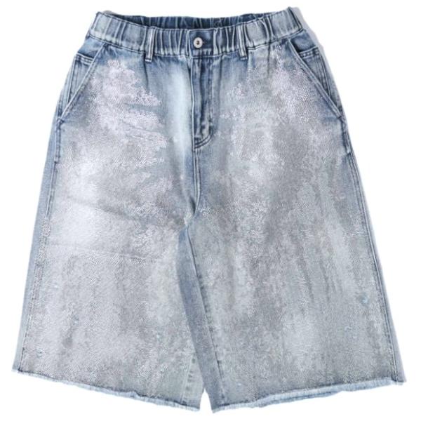 新品 FR(13)NDS フレンズ 26AW LINE STONE DENIM SHORTS ライン...