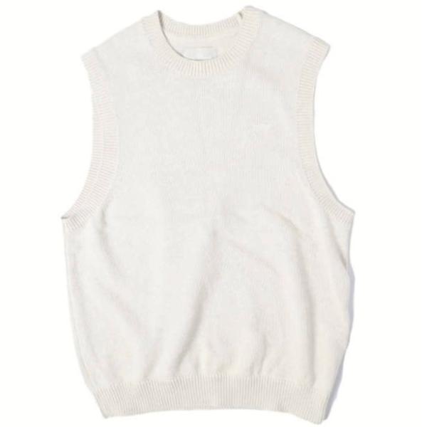 KITH NYC キスニューヨークシティ 24AW ミドルゲージコットンニットベスト 2408106...