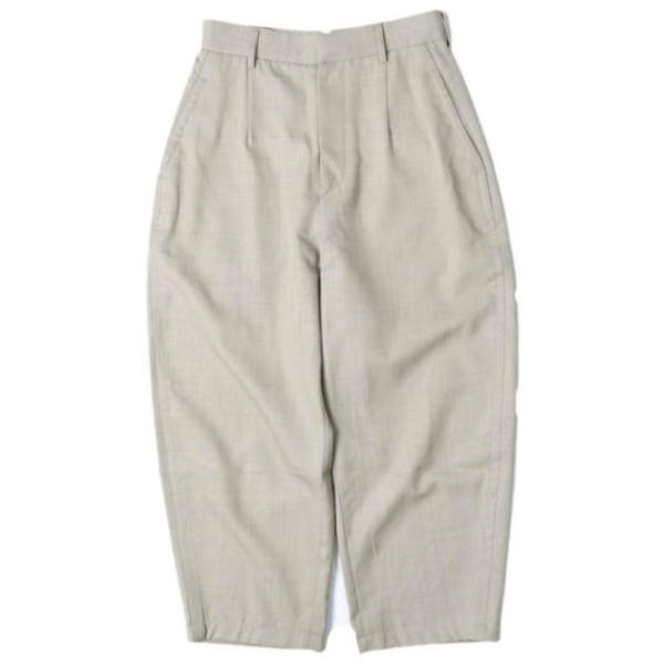LOEFF ロエフ 24SS 日本製 ギャバ ボンタンパンツ 8814-202-0190 0 BEI...