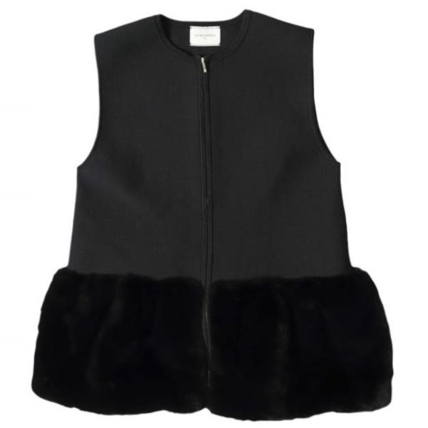 UNITED ARROWS ユナイテッドアローズ 24AW フェイクファーコンビベスト 1518-1...