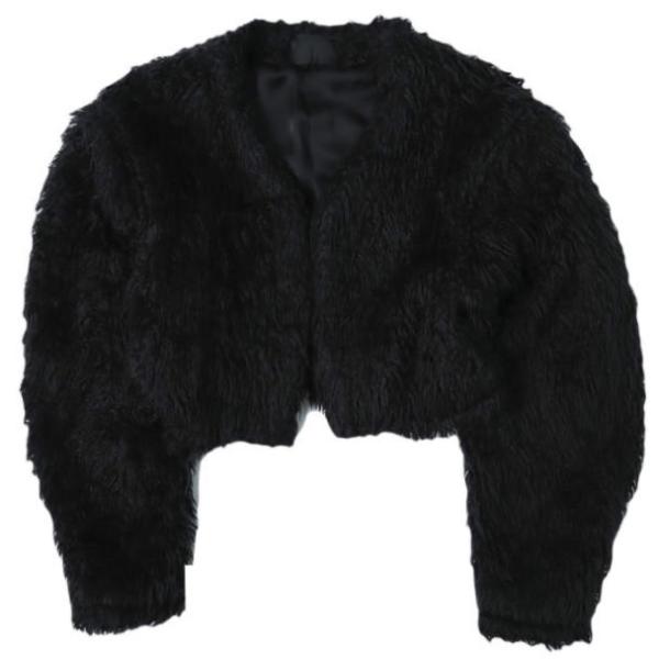 DICH HENDERSON ディッヒヘンダーソン 日本製 CROPPED FAKE FUR JAC...