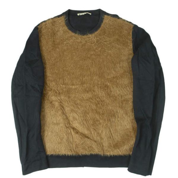MARNI マルニ 14AW アルパカファー スウェット W14FUMUQ04Q00TCM49 46...