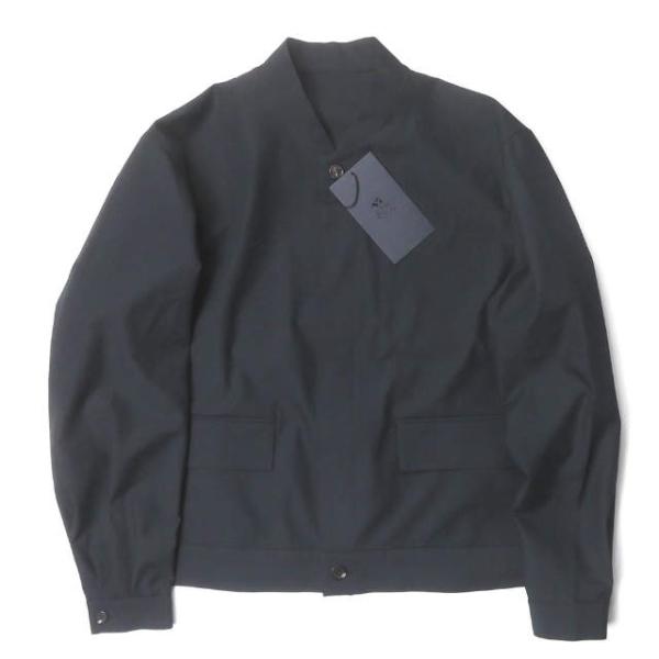 新品 URU ウル 21SS 日本製 POLYESTER FLY FRONT BLOUSON 1重仕...