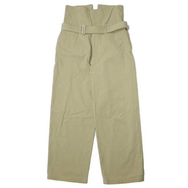 URU ウル 17AW 日本製 HIGH WAIST BELTED PANTS ハイウエストベルテッ...