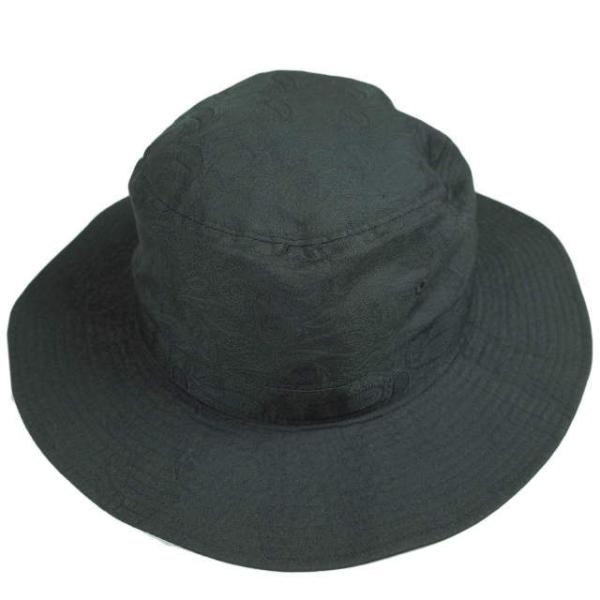 URU ウル ペイズリーバケットハット フリー(内周約59cm) ブラック キュプラ 帽子 g413...