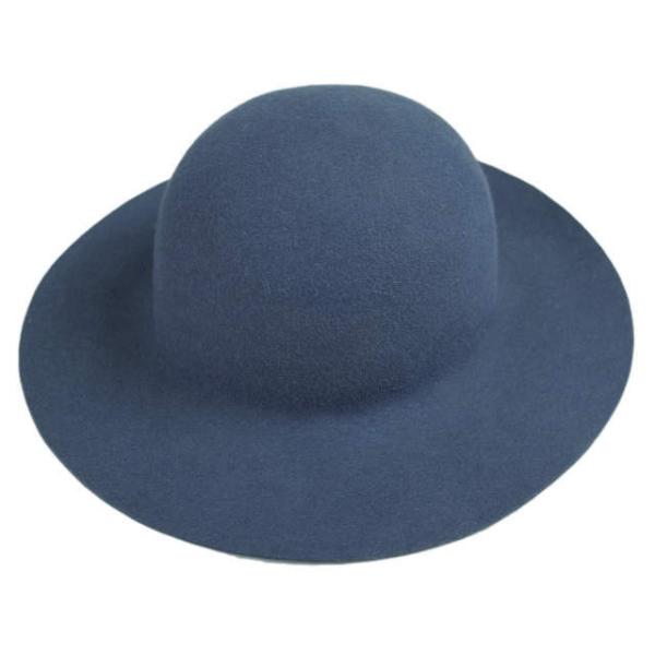 URU ウル 日本製 ラビットボーラーハット 14FUM01 フリー(内周約59cm) ブルー ロン...