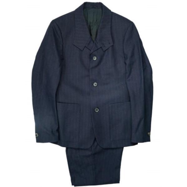 UMIT BENAN ウミットベナン イタリア製 3ピースセットアップ ZUM0013 44 ネイビ...