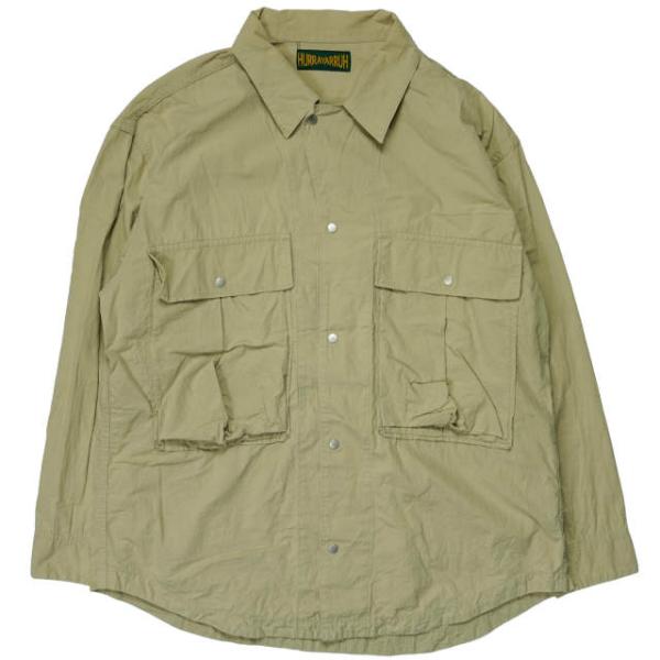 HURRAY HURRAY フレイフレイ フレーフレー 日本製 Ripstop Cloth Shir...