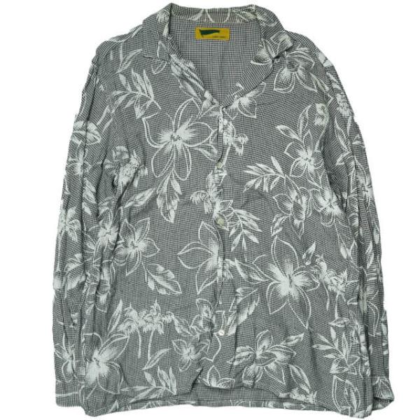 HURRAY HURRAY フレイフレイ フレーフレー 日本製 アロハシャツ フラワープリント オー...