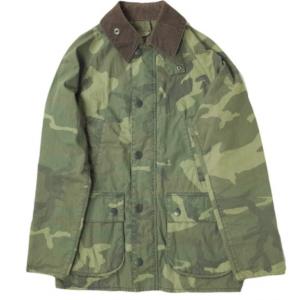 Barbour バブアー BEDALE CAMO ビデイル カモ 1301002 XXS カモフラージュ コットン/ナイロン ノンオイル ジャケット アウター g6126｜looponline