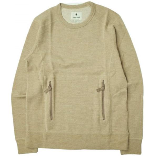 新品 snow peak スノーピーク D/F Wool Knit Pullover ウールニットプ...