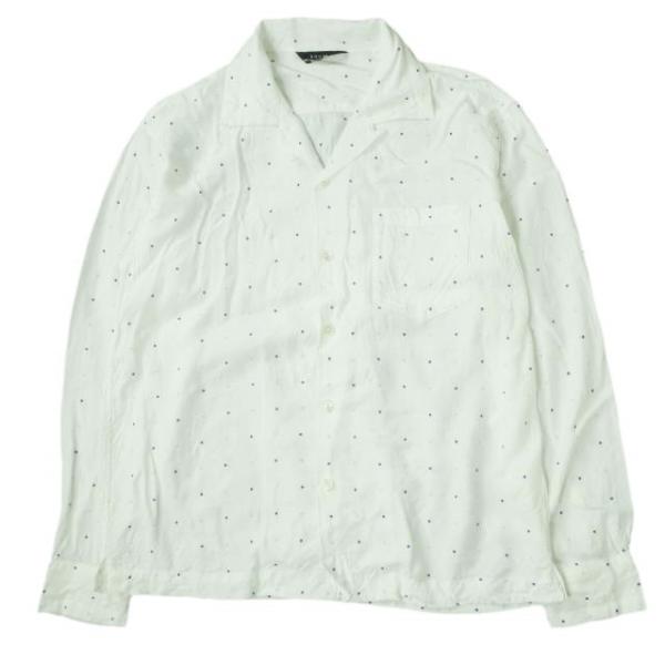 UNUSED アンユーズド 19SS 日本製 SQUARE DOT RAYON SHIRT スクエア...