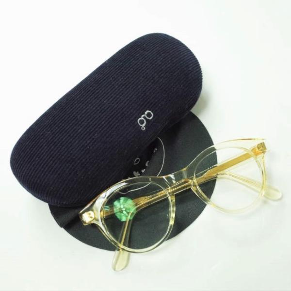 白山眼鏡店 HAKUSAN MEGANE 日本製 1976 BRIGG ブリッグ イエロークリア/ク...