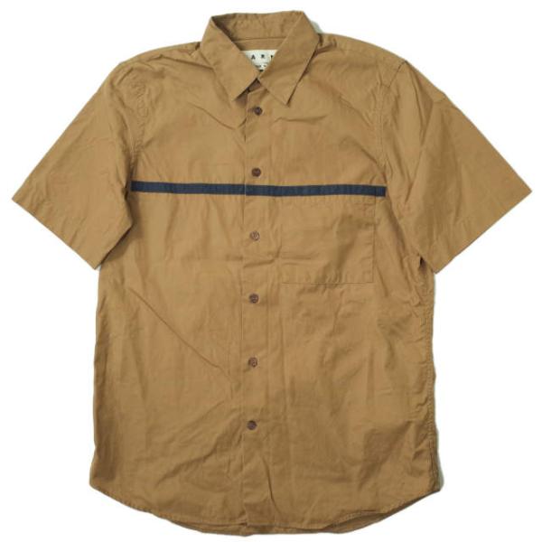 MARNI マルニ 16SS イタリア製 ショートスリーブラインシャツ M05DL0019 S449...