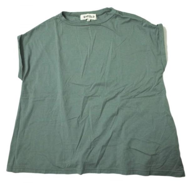 ENFOLD エンフォルド 日本製 ロールアップスリーブカットソー 3008S380-1390 38...