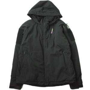 is-ness x ABU GARCIA イズネス アブガルシア 別注 CLOUD PADDING JACKET クラウドパディングジャケット XL BLACK ダウンジャケット g7569｜looponline