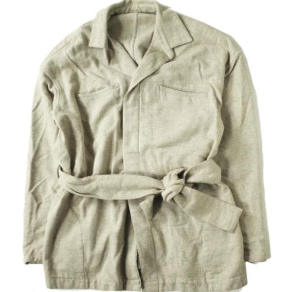 GALERIE VIE ギャルリーヴィー 日本製 ウールシルク サファリジャケット 23-01-74...