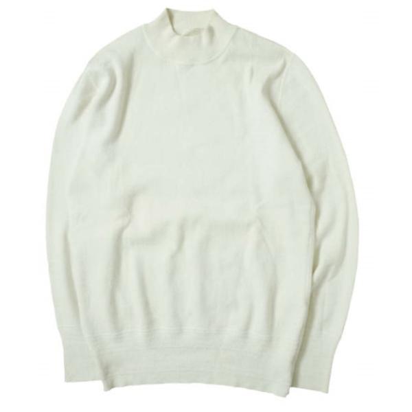 HYKE ハイク コットンカシミヤ ハイネックニット 162-11074 013 1 オフホワイト ...