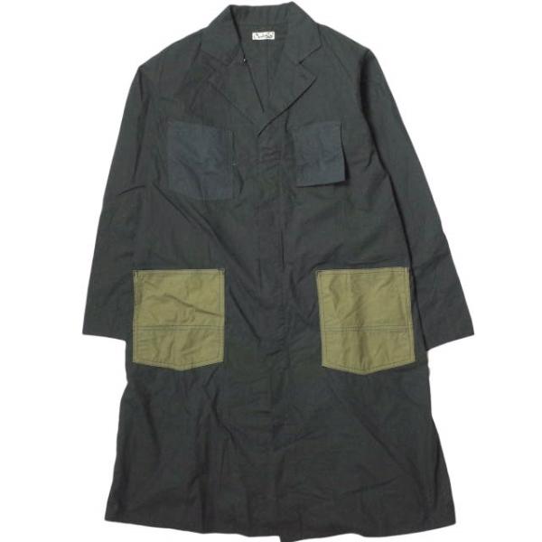 CLASS クラス 日本製 後付けポケット ショップコート 46 BLACK チェスター アウター ...