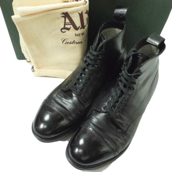 ALDEN オールデン CAP TOE BOOTS キッドスキン キャップトゥブーツ 86003H ...