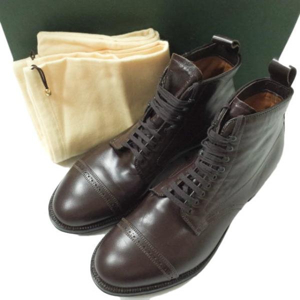 新品 ALDEN x ETS.MATERIAUX オールデン マテリオ 別注 キッドスキン パンチド...