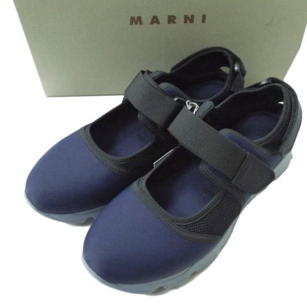 新品 MARNI マルニ ネオプレン ベルクロストラップスニーカー M24WS0047 43(28c...