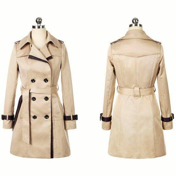 新品 no brand ノーブランド ツイル トレンチコート M ベージュ アウター h108