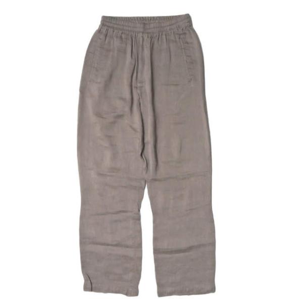 URU ウル 日本製 リネンイージーパンツ 17SUP06 1 グレージュ ボトムス j3724