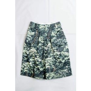 ハイク HYKE 14SS CAMO WORK HALF PANTS カモワークハーフパンツ 1 グ...