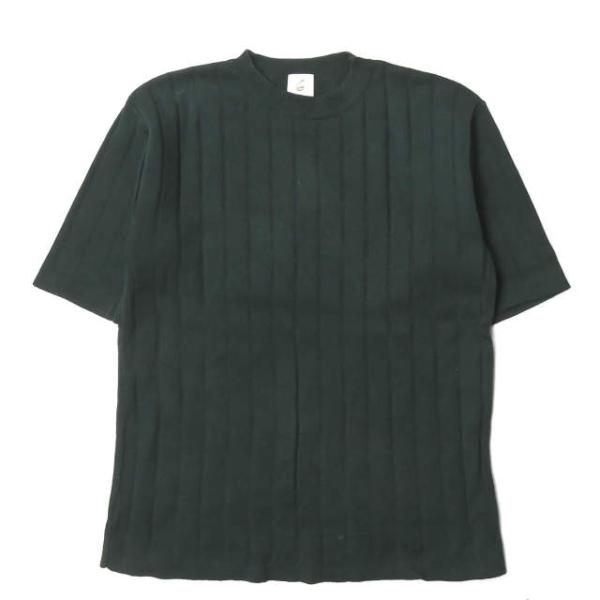 6 ROKU BEAUTY＆YOUTH ロク 日本製 WIDE RIB 5SLEEVE KNIT ワ...