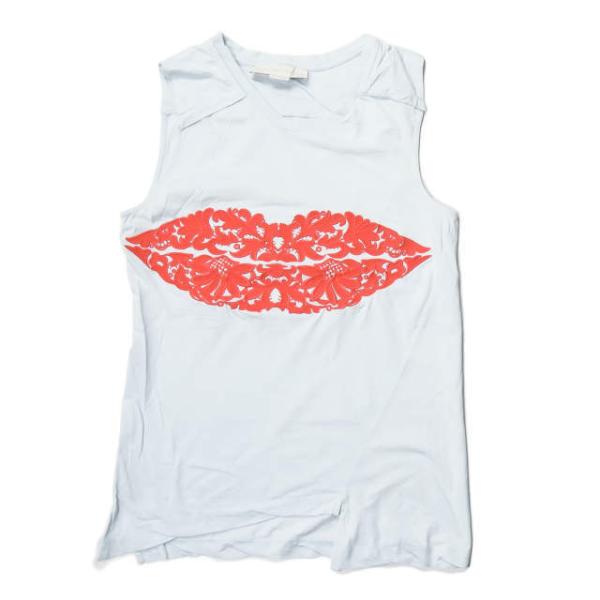 Stella McCartney ステラマッカートニー Cotton-Blend Lip Tank ...