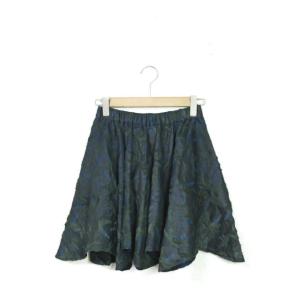 Julien David ジュリアンディビッド 3D Tropical Velvet skirt ト...