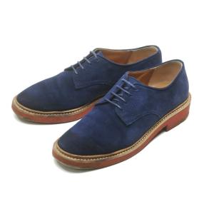 CELINE セリーヌ フランス製 スエードレースアップダービーシューズ 37.5(24.5cm) ...