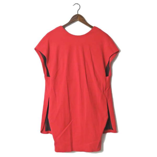 TOGA トーガ 日本製 サスペンダースカートレイヤードワンピース TA41-FH006 1 レッド...