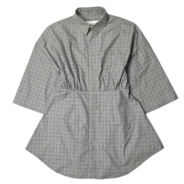 ファセッタズム FACETASM 18SS 日本製 TUCK IN SHIRT タックインチェックシ...