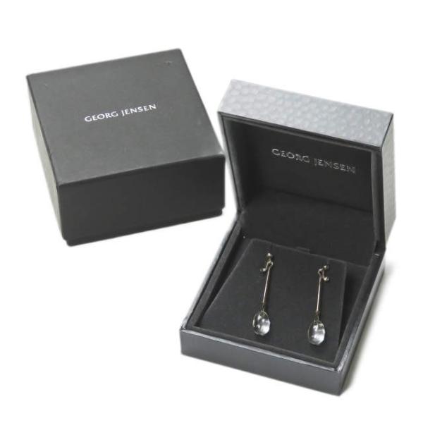 ジョージジェンセン GEORG JENSEN Dew Drop デュウドロップ ピアス シルバー ク...