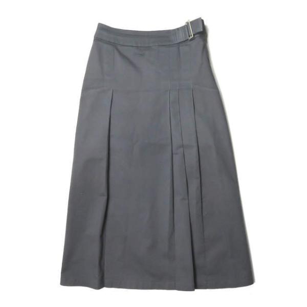 ELIN エリン 日本製 アシンメトリーロングスカート 11505-23-1101 38 グレー ス...