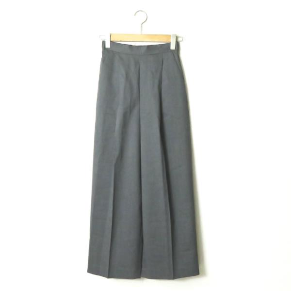 エンフォルド ENFOLD 日本製 ウールトロワイドゴムパンツ 3009S331-1210 38 グ...