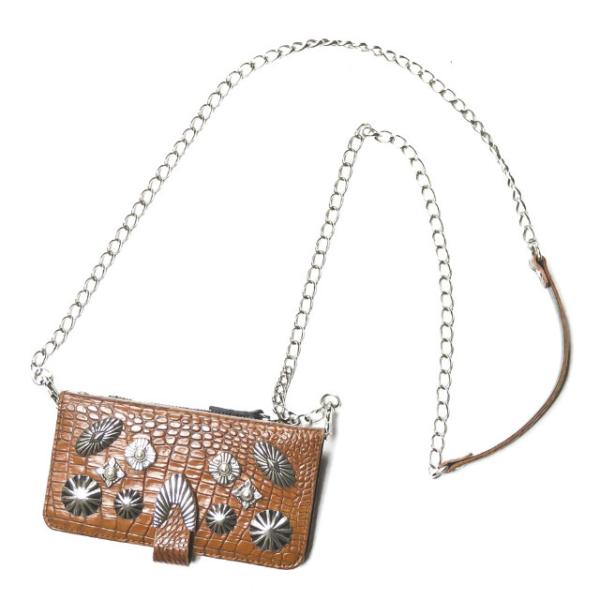 トーガ プルラ TOGA PULLA Metal chain mobile case メタルチェーン...