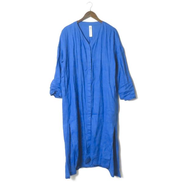 ナゴンスタンス nagonstans 19SS フレンチリネン 2Way Vネックカーディガン 47...