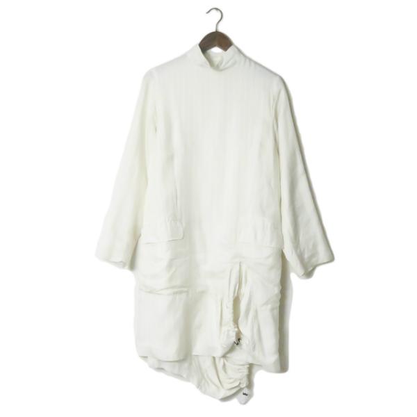 TOGA トーガ 20AW 日本製 Pinstripe cupra dress ピンストライプキュプ...