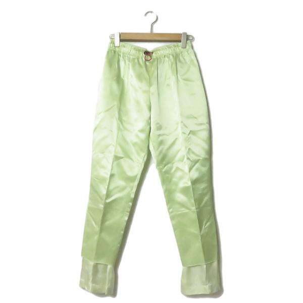 TOGA トーガ 21SS 日本製 Acetate satin pants アセテートサテンパンツ ...